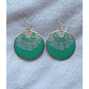 Floral Circle Earrings